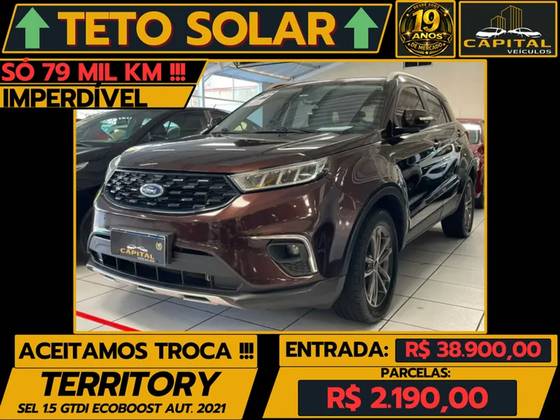 FORD TERRITORY 1.5 ECOBOOST GTDI GASOLINA SEL AUTOMÁTICO FORD TERRITORY 1.5 ECOBOOST GTDI GASOLINA SEL AUTOMÁTICO